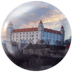 Magnetka na ihly na vyšívanie - bratislavský hrad - megastitch.eu