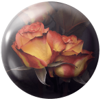 Magnetka na ihly na vyšívanie - Červeno žlté ruže - megastitch.eu