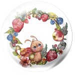 Magnetka na ihly na vyšívanie - slimačí veniec - megastitch.eu