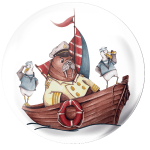 Magnetka na ihly na vyšívanie - trio na mori - megastitch.eu