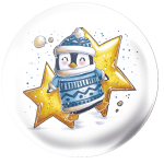 Magnetka na ihly na vyšívanie - tučniačik - megastitch.eu