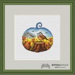 Podvečerná lúka v ráme