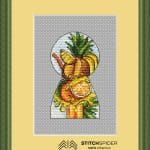 Svieži letný nápoj v ráme