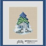 Iglu s tuleńmi v ráme