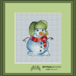 Snehuliak Boris v ráme