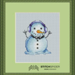 Snehuliak Milan v ráme