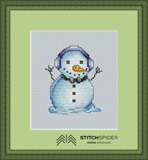 Snehuliak Milan v ráme