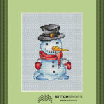 Snehuliak Oliver v ráme