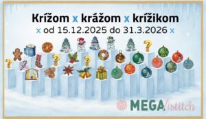 Chceš vianočné predlohy na krížikové vyšívanie? Pridaj sa k spoločnej zimnej výzve Krížom krážom krížikom.