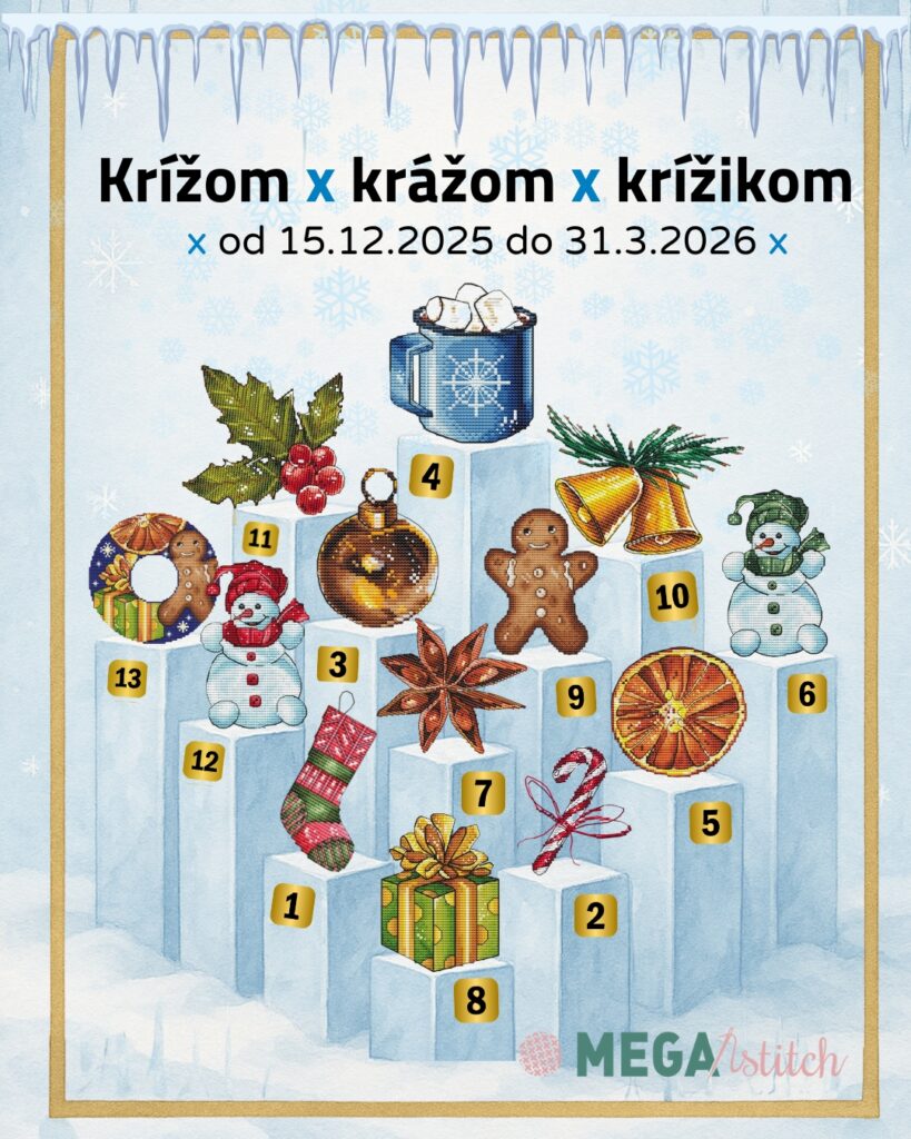 Výzva Krížom krážom krížikom adventné predlohy