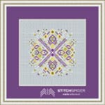 Snehová vločka v ráme