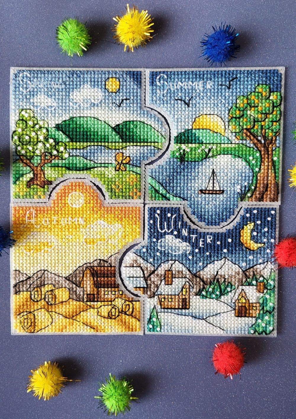Puzzle 4 ročné obdobia od Elizaveta S.